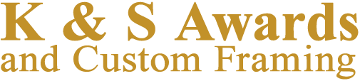 K & S Awards & Custom Framing Logo